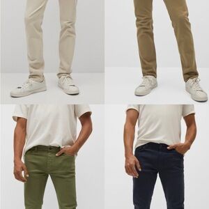 Mango Slim fit colored jeans 30x30 FOUR PAIRS